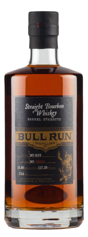 Bull Run Barrel Strength Bourbon Whisky