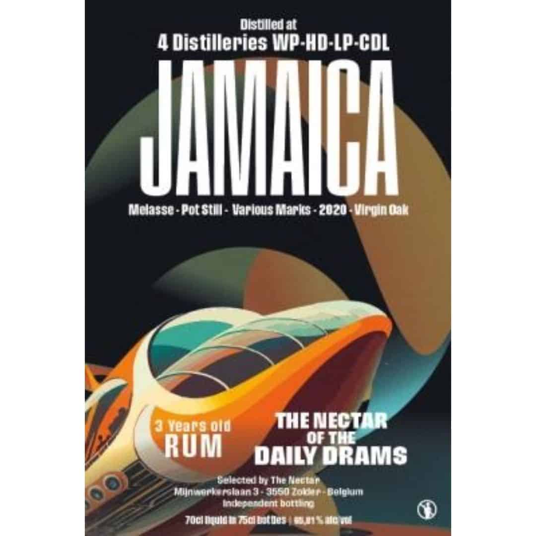 The Nectar Of The Daily Drams Jamaica 2020 4 Distilleries WP-HD-LP-CDL 3 Years Virgin Oak | 700ML at CaskCartel.com