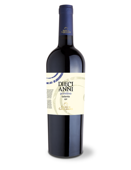 2018 | Feudi di Guagnano | Diecianni Primitivo Salento at CaskCartel.com