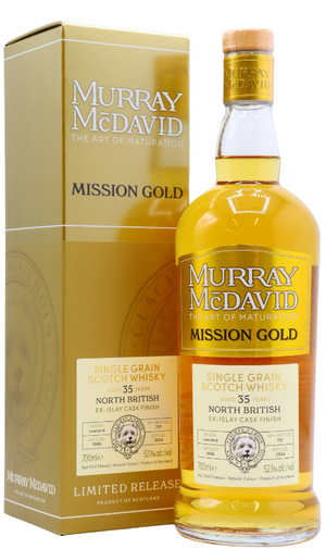 North British Murray McDavid Ex-Islay Cask 1988 35 Year Old Single Grain Scotch Whisky | 700ML at CaskCartel.com