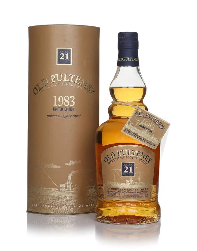 Old Pulteney 21 Year Old 1983 Limited Edition Single Malt Scotch Whisky | 700ML at CaskCartel.com