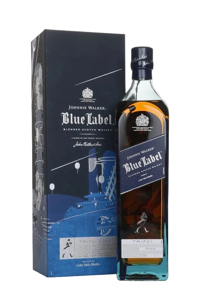 Johnnie Walker Blue Label - Cities Of The Future Taipei 2220 Blended Scotch Whisky | 1L at CaskCartel.com