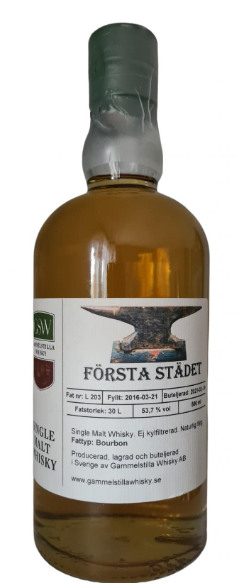 Gammelstilla 2016 Private Cask - Forsta Stadet 2021 Release Cask #L 203 Single Malt Whisky | 500ML at CaskCartel.com