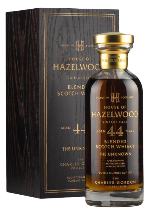 The Unknown 44 Year Old House of Hazelwood Charles Gordon Collection Blended Scotch Whisky | 700ML
