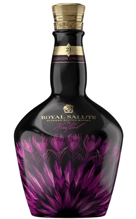 Chivas Brothers Royal Salute X Harris Reed Limited Fashion Edition Purple Bottle 21 Year Old Blended Scotch Whisky | 700ML at CaskCartel.com