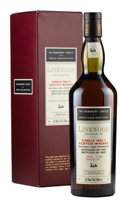 Linkwood 12 Year Old Manager's Choice 1996 Single Malt Scotch Whisky | 700ML