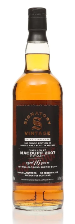 Macduff 16 Year Old 2007 Exceptional Cask 100 Proof Edition #3 Signatory Single Malt Scotch Whisky | 700ML at CaskCartel.com