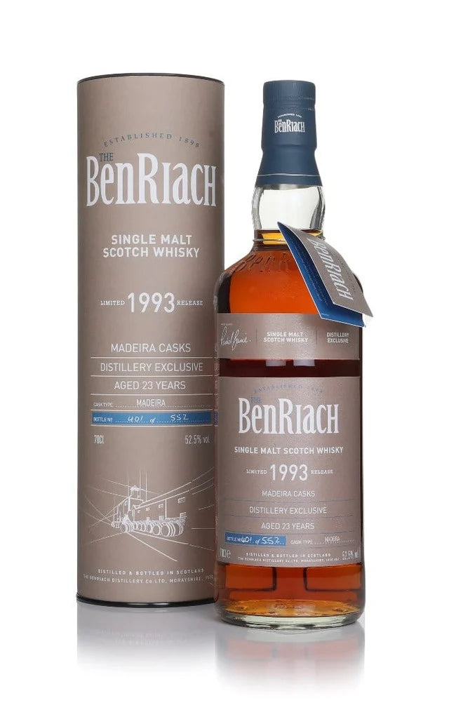 BenRiach 23 Year Old 1993 Madeira Casks - Distillery Exclusive Single Malt Scotch Whisky | 700ML at CaskCartel.com