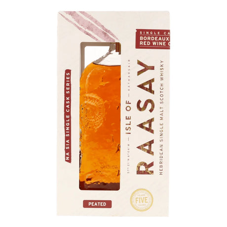Isle of Raasay Na Sia Single Cask Series Bordeaux Red Wine Cask Peated Single Malt Scotch Whisky at CaskCartel.com