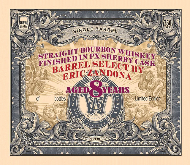 World Whiskey Society Classic Collection 8 Year Old Finished in PX Sherry Casks Straight Bourbon Whiskey at CaskCartel.com