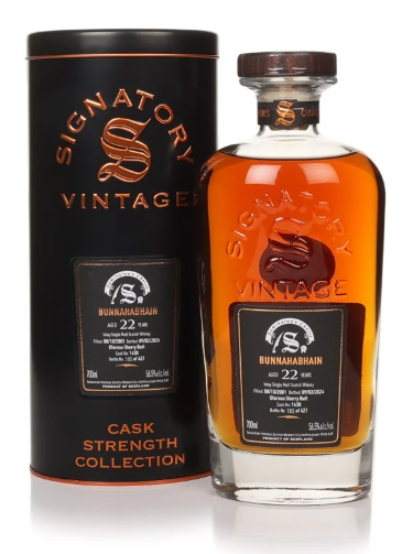 Bunnahabhain 22 Year Old 2001 Cask #1438 Cask Strength Collection Signatory Single Malt Scotch Whisky | 700ML