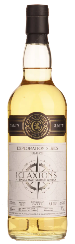 Claxtons Distilled At Caol Ila Exploration Series Islay 9 Year Old Single Malt Scotch Whisky | 700ML