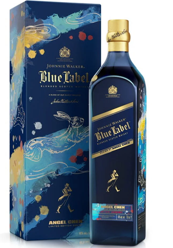 Johnnie Walker Blue Label X Rahul Mishra Limited Edition Blended Scotch Whisky at CaskCartel.com