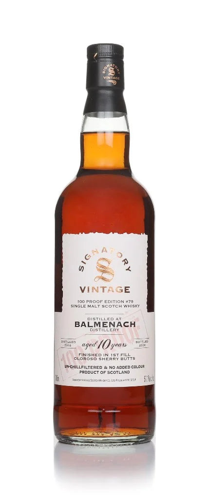 Balmenach 10 Year Old 2016 - 100 Proof Edition #79 (Signatory) Single Malt Scotch Whisky | 700ML at CaskCartel.com