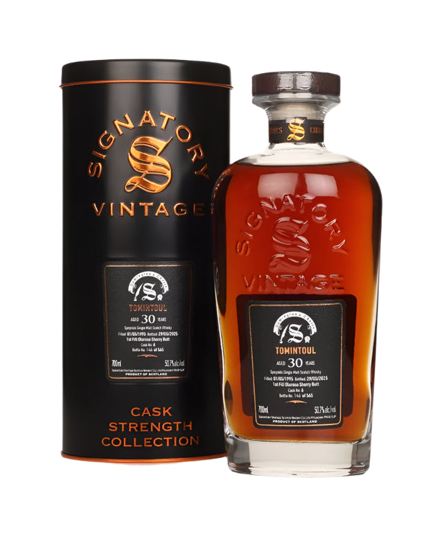Tomintoul 30 Year Old 1995 Cask #6 - Cask Strength Collection (Signatory) Single Malt Scotch Whisky | 700ML at CaskCartel.com