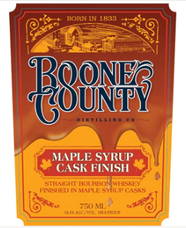 Boone County Maple Syrup Cask Finish Straight Bourbon Whisky at CaskCartel.com