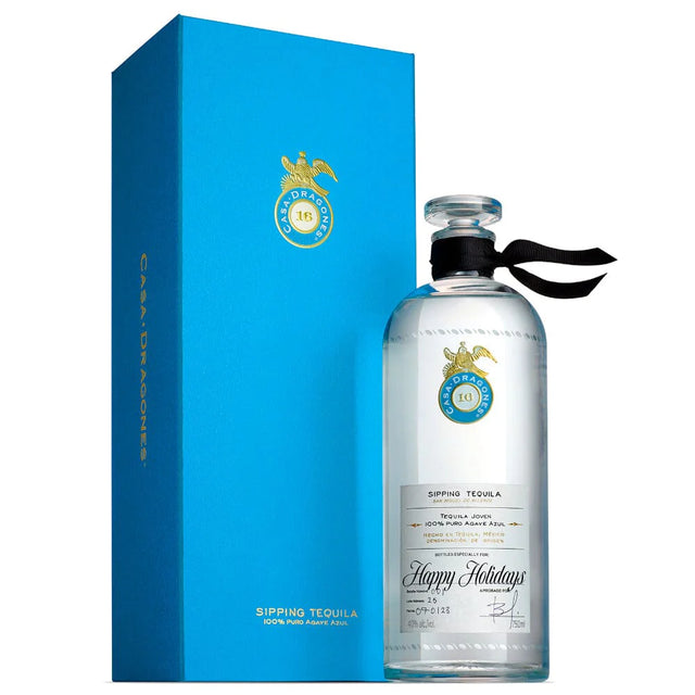 Casa Dragones Joven Happy Holidays Personalized Bottle at CaskCartel.com