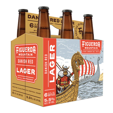 Figueroa Mountain Brew Co. Danish Red Lager Beer | (6)*355ML at CaskCartel.com