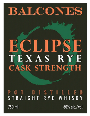 Balcones Eclipse Cask Strength Texas Straight Rye Whisky at CaskCartel.com
