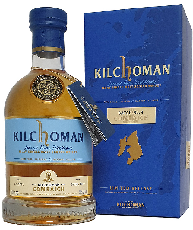Kilchoman Comraich Batch #4 Collaborative Vatting - Comraich Belgium Bars Batch No. 4 2021 Release Cask #205, 467&775/2011 Single Malt Scotch Whisky | 700ML at CaskCartel.com