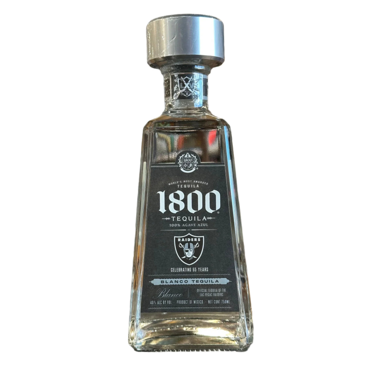 1800 | Raiders Edition | Blanco Tequila at CaskCartel.com
