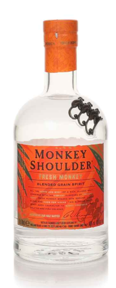 Monkey Shoulder Fresh Monkey Blended Grain Spirit | 700ML at CaskCartel.com
