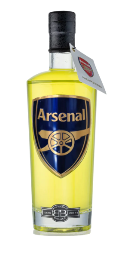 Arsenal FC Away Pineapple Flavoured Vodka | 700ML at CaskCartel.com