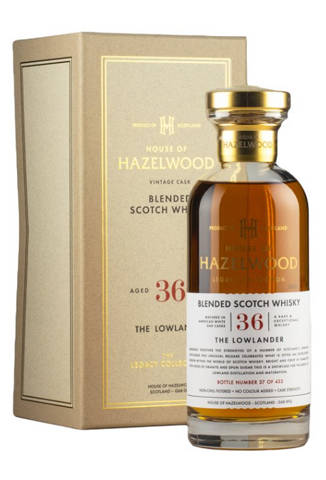 Lowlander 36 Year Old House of Hazelwood Legacy Collection Blended Malt Scotch Whisky | 700ML at CaskCartel.com