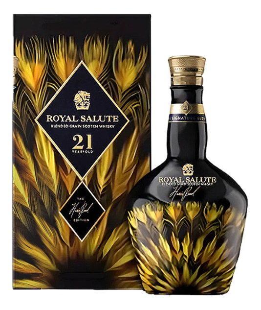 Chivas Brothers Royal Salute X Harris Reed Limited Fashion Edition Tan Bottle 21 Year Old Blended Scotch Whisky | 700ML at CaskCartel.com