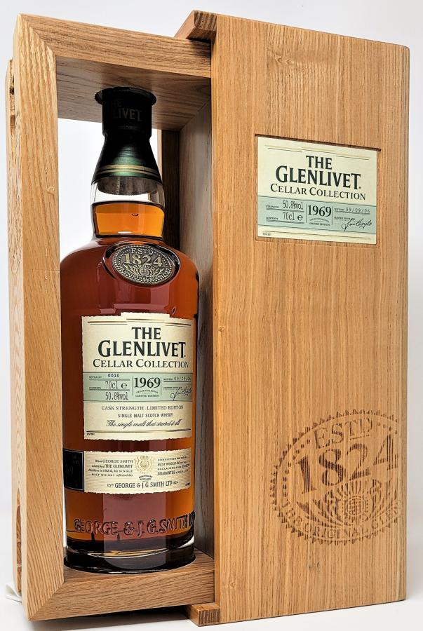 Glenlivet Cellar Collection 1969 39 Years Old Single Malt Scotch Whisky | 700ML