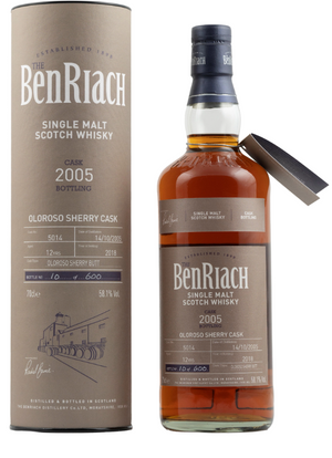 Benriach 2005 Oloroso Sherry Cask #5014 12 Year Old Single Malt Scotch Whisky | 700ML at CaskCartel.com