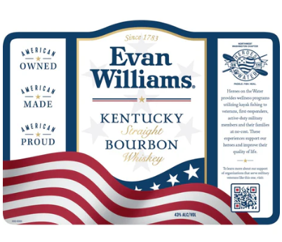 Evan Williams Heroes on the Water Straight Bourbon Whiskey