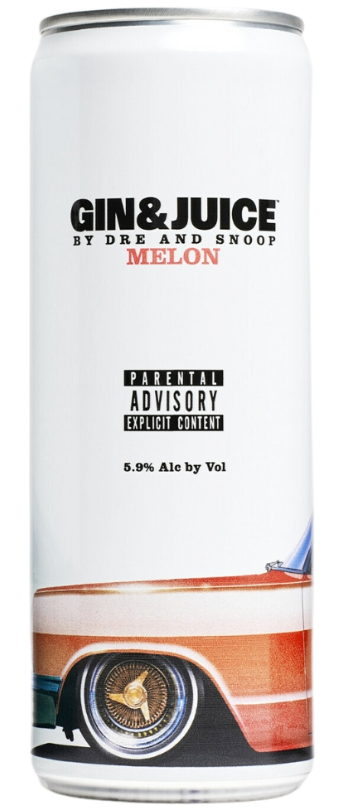 Gin & Juice By Dre and Snoop RTDs Gin Based Melon | (4)* 355ML at CaskCartel.com