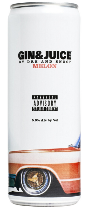 Gin & Juice By Dre and Snoop RTDs Gin Based Melon | (4)* 355ML at CaskCartel.com