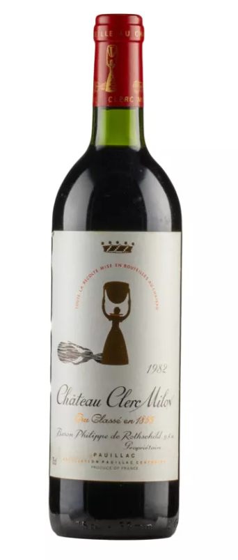 1982 | Château Clerc Milon | Pauillac at CaskCartel.com
