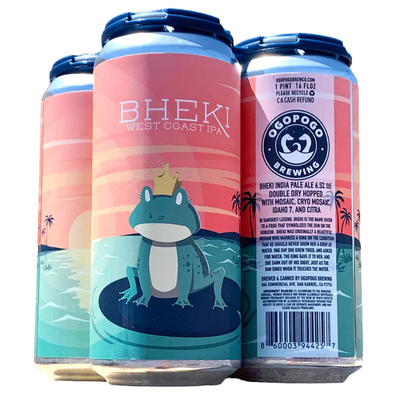 Ogopogo Brewing Co. Bheki West Coast IPA Beer | (4)*473ML at CaskCartel.com