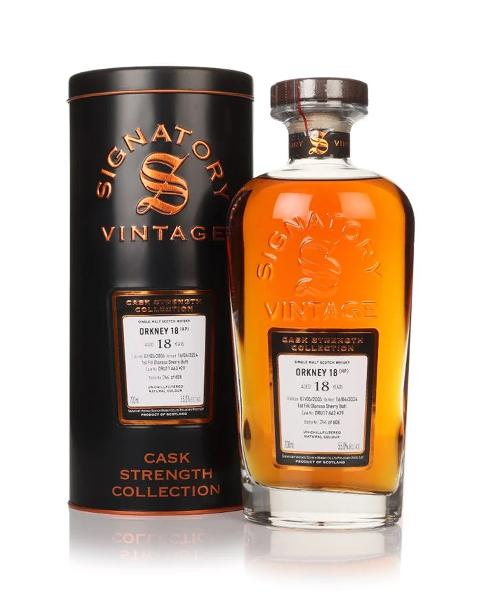 Secret Orkney 18 Year Old 2005 Cask DRU17 A63 #29 Cask Strength Collection (Signatory) Single Malt Scotch Whisky | 700ML at CaskCartel.com