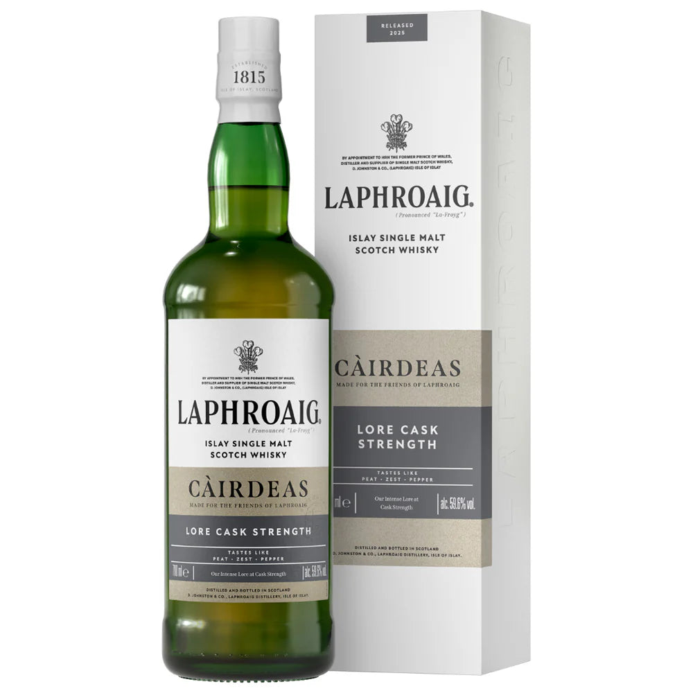 Laphroaig | Càirdeas Lore Cask Strength | Islay Single Malt Scotch Whisky | 2025 Limited Edition | 700ML at CaskCartel.com