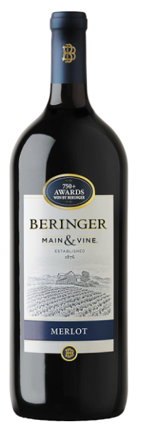 Beringer | Main & Vine Merlot (Magnum) - NV at CaskCartel.com