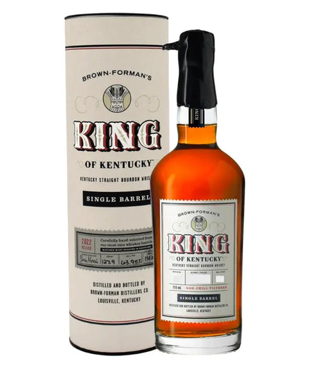 Brown Forman's King Of Kentucky 15 Year Old 2022 Release Single Barrel #1 129 Proof Kentucky Straight Bourbon Whiskey at CaskCartel.com