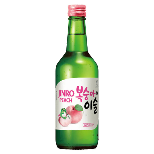 Jinro Peach Soju | 375ML at CaskCartel.com
