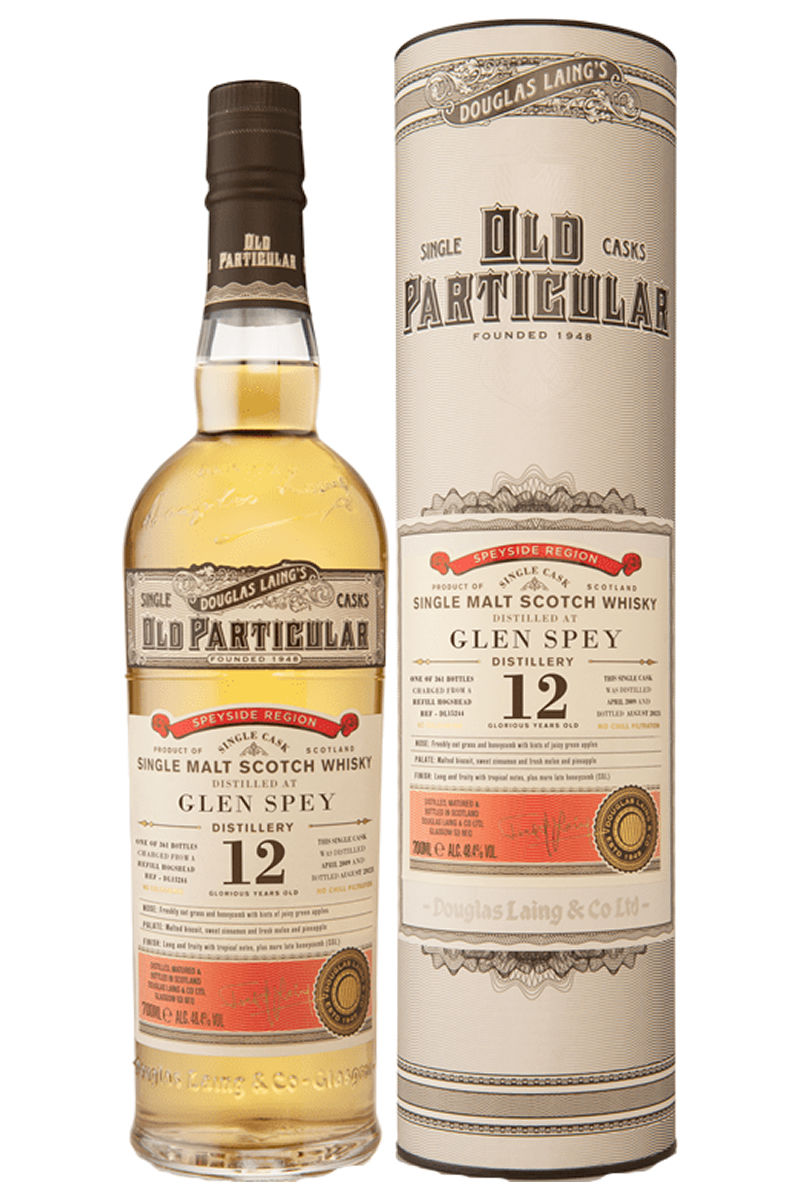 Glen Spey 2009 DL Old Particular 12 Year Old (2021) Release (Cask #DL 15244) Scotch Whisky | 700ML at CaskCartel.com