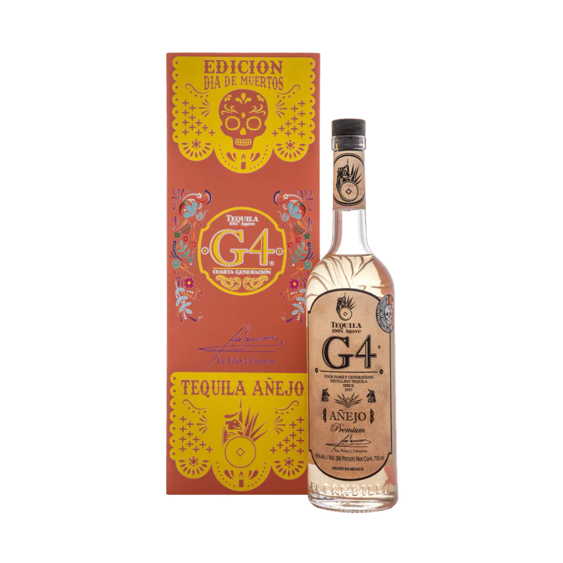 G4 | Día de Muertos | Añejo Tequila (Orange Box) at CaskCartel.com