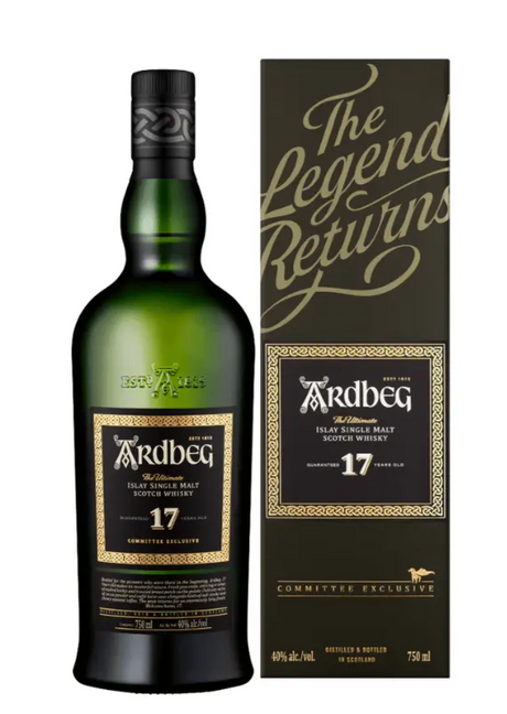 Ardbeg 17 Year Old Committee Exclusive Islay Single Malt Scotch Whisky at CaskCartel.com
