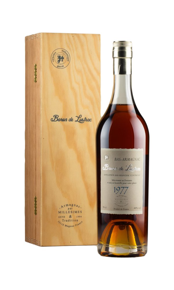 Baron De Lustrac Vintage Armagnac 1977 | 700ML at CaskCartel.com