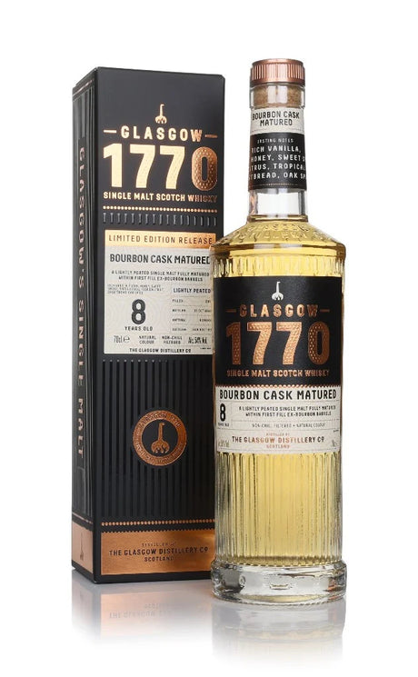 Glasgow 1770 Bourbon Cask Matured Single Malt Scotch Whisky | 700ML at CaskCartel.com