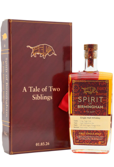 Spirit of Birmingham A Tale Of Two Siblings Single Cask English Whisky | 700ML at CaskCartel.com