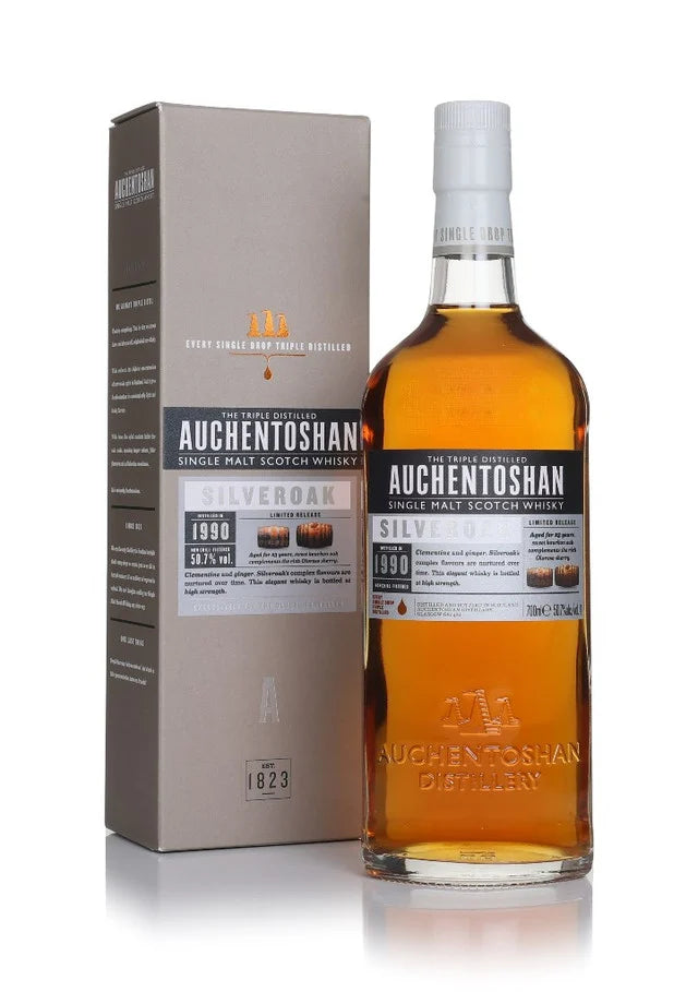 Auchentoshan 23 Year Old 1990 Silveroak Single Malt Scotch Whisky | 700ML at CaskCartel.com