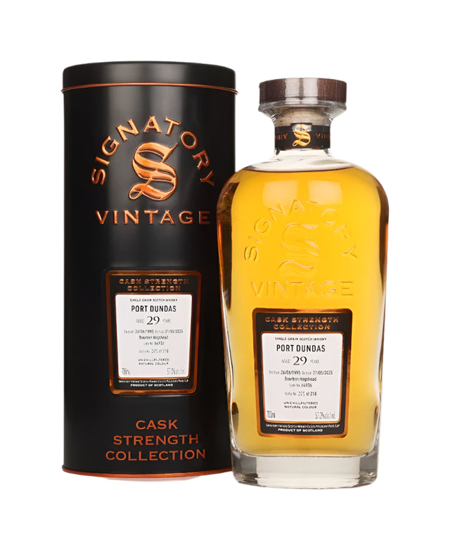 Port Dundas 29 Year Old 1995 Cask #64936 - Cask Strength Collection (Signatory) Single Grain Scotch Whisky | 700ML at CaskCartel.com