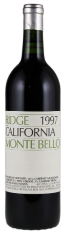1997 | Ridge Vineyards | Monte Bello at CaskCartel.com